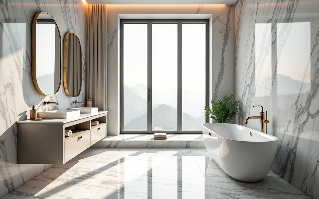 Calacatta Marble in Luxury Interior Design: Timeless Elegance